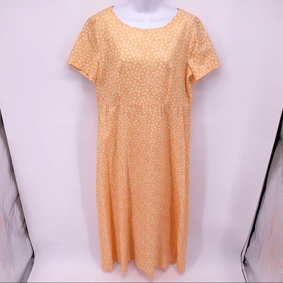 Vintage Dresses & Skirts - Vintage Orange Floral MuMu Dress Size M-XL